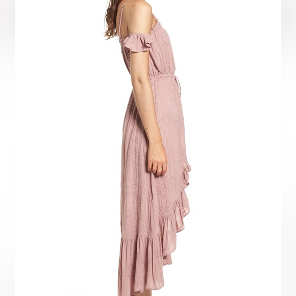 Lost + Wander Romantic Boho Rose Ruffled Dress - Picture 3 of 7